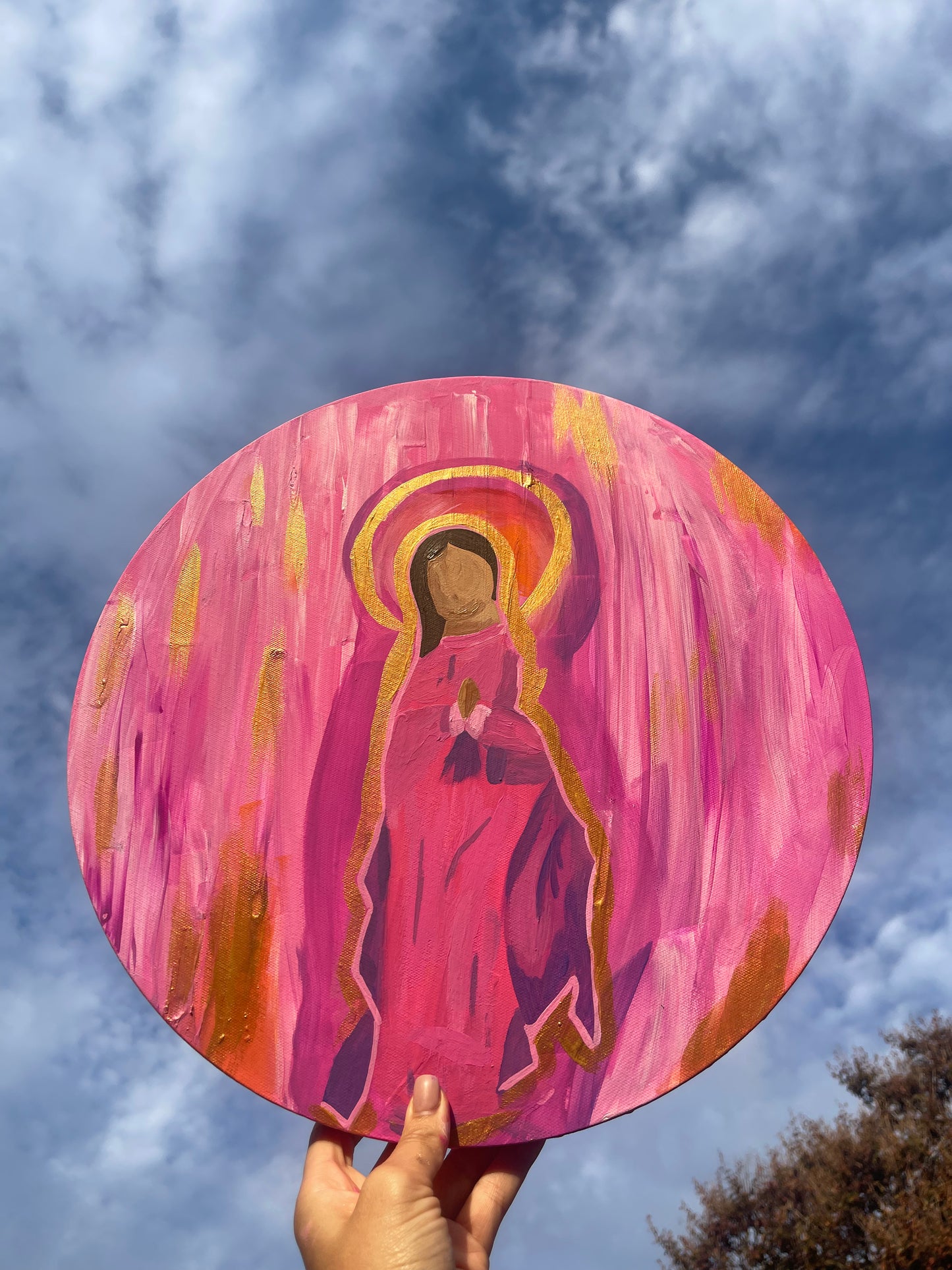 Our lady of Guadalupe canvas painting
