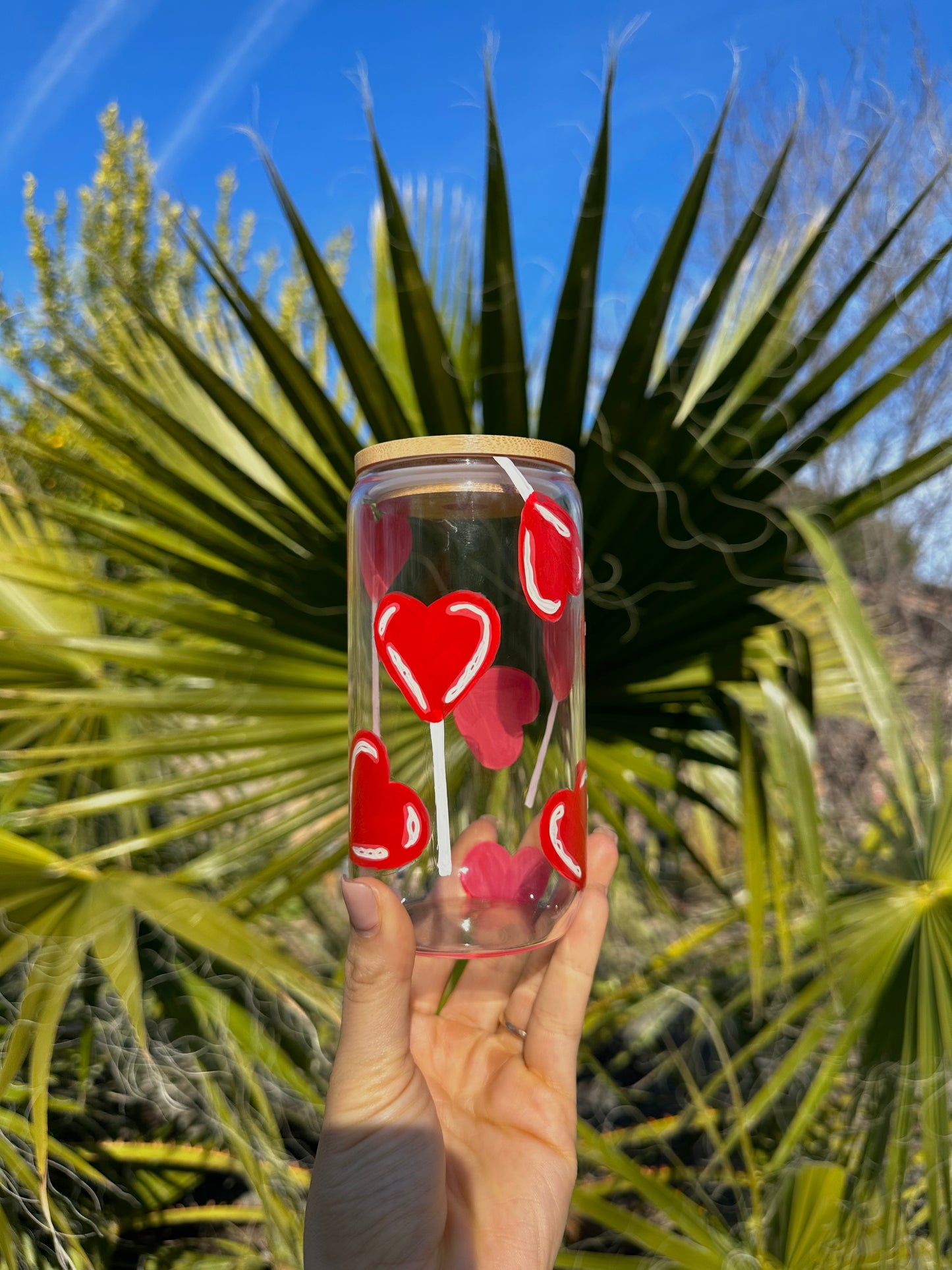 Heart lollipop cup